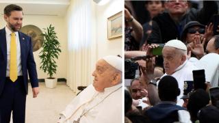 El Papa Francisco recibió este domingo al vicepresidente de EEUU JD Vance y acudió a la plaza de San Pedro para la tradicional bendición 'Urbi et Orbi'.