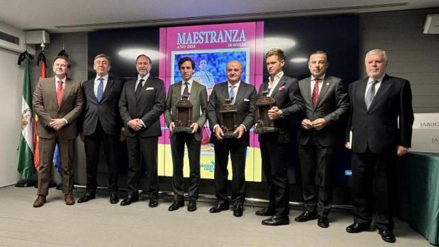 Entrega de los premios taurinos de la Fundación de la Caja Rural del Sur en Sevilla.