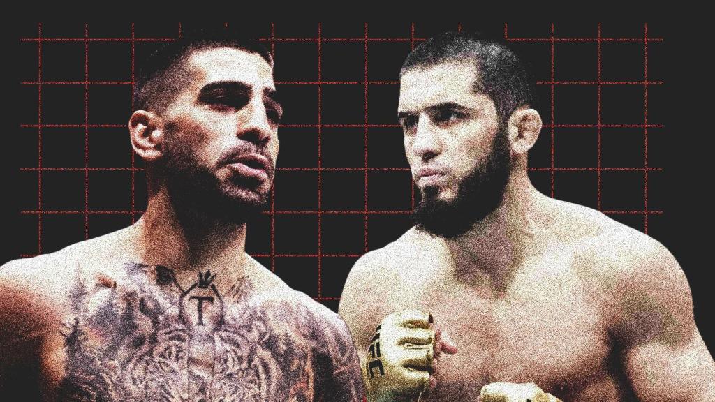 Ilia Topuria e Islam Makhachev, en un fotomontaje