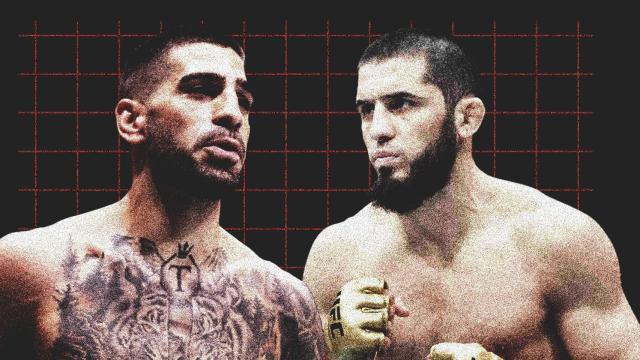 Ilia Topuria e Islam Makhachev, en un fotomontaje