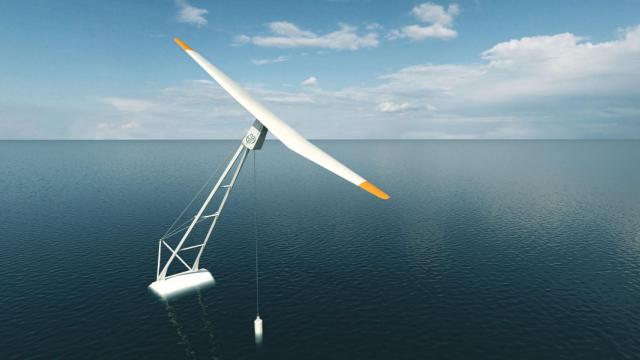 El aerogenerador flotante TouchWind.