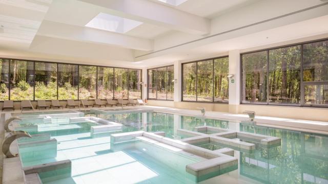 Zona de bienestar del IBERIK Balneario de Guitiriz.