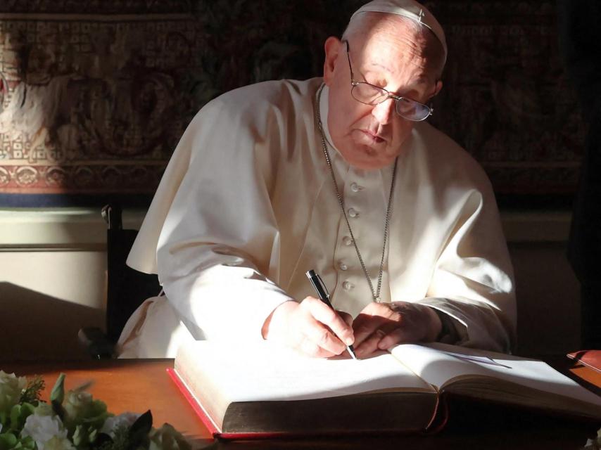 El Papa Francisco durante su visita a Bruselas en 2024.