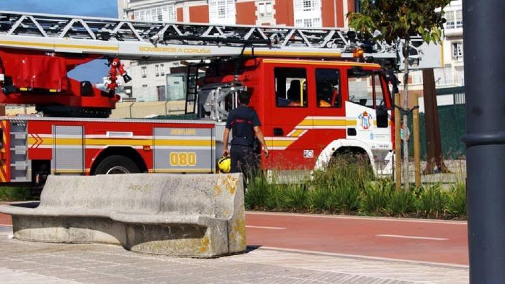 Bomberos de A Coruña en una imagen de archivo.