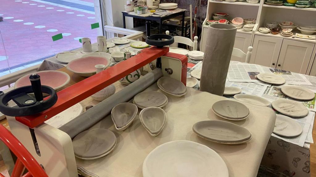 Zona de trabajo de Jaime.