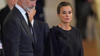 Felipe y Letizia, en el funeral celebrado en Westminster, en Londres, tras la muerte de Isabel II, el 18 de septiembre de 2022.