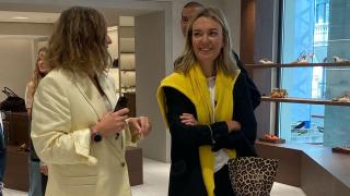 Marta Ortega visita la nueva tienda de Zara de Valladolid