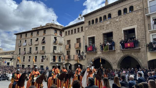 Recreación del Vencimiento del Dragón en Alcañiz.