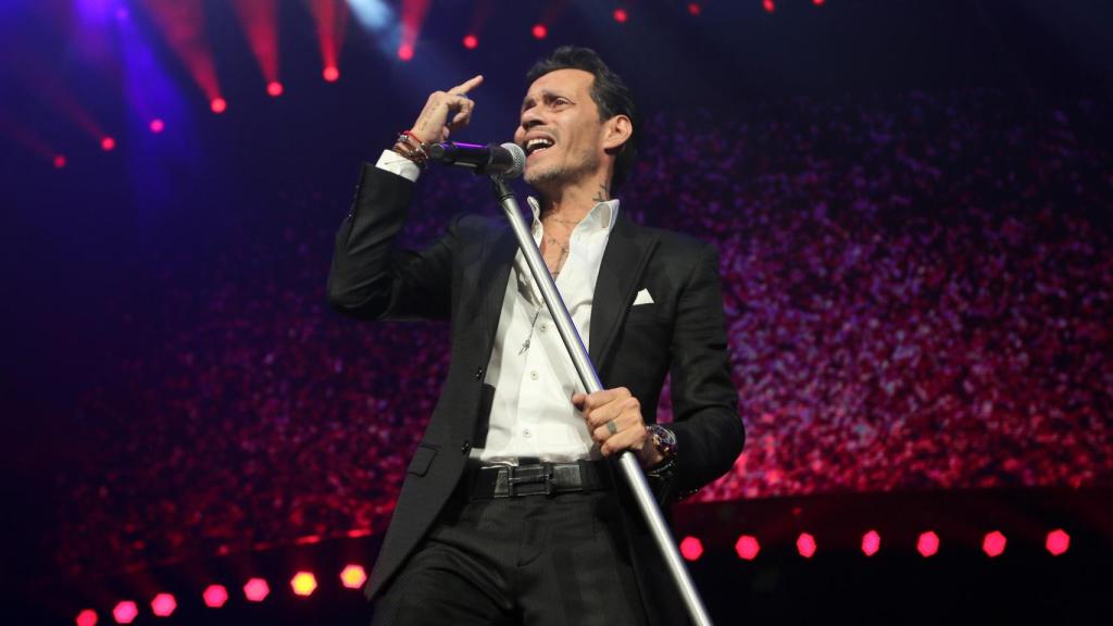 Marc Anthony en un concierto en Nueva York.
