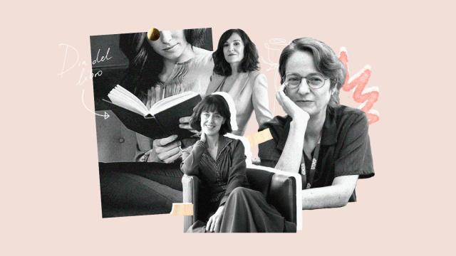 Ilustración con varias escritoras.