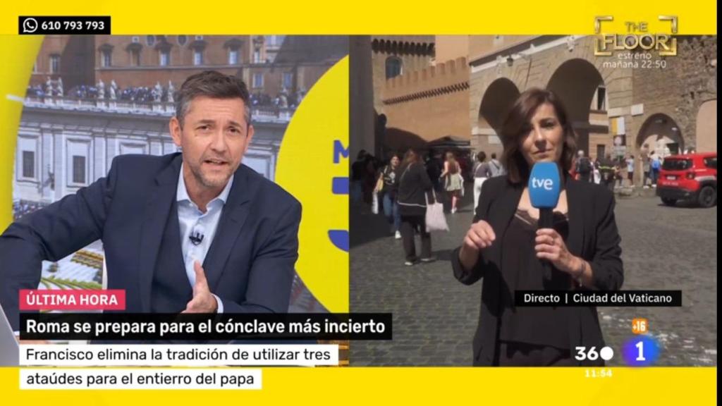 Javier Ruiz y Adela González, en 'Mañaneros 360'.