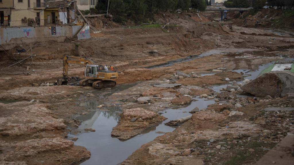 Imagen de archivo del barranco del Poyo tras el paso de la dana. Jorge Gil / Europa Press