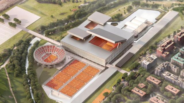 Proyección virtual de la ampliación de la Caja Mágica de Madrid.