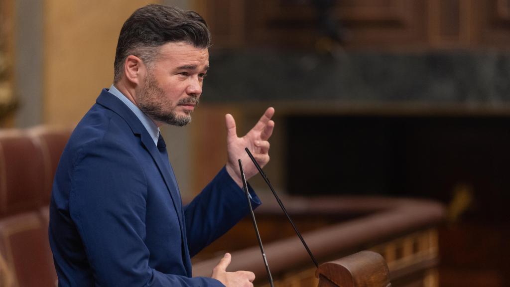 El portavoz de ERC en el Congreso, Gabriel Rufián.
