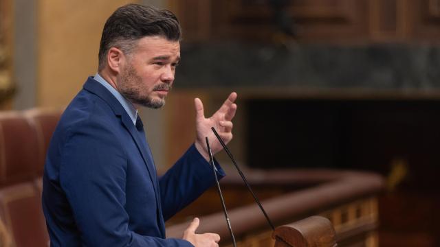 El portavoz de ERC en el Congreso, Gabriel Rufián.