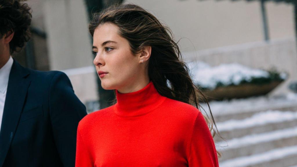 Olimpia Báez, durante la última Semana de la Moda de Nueva York.