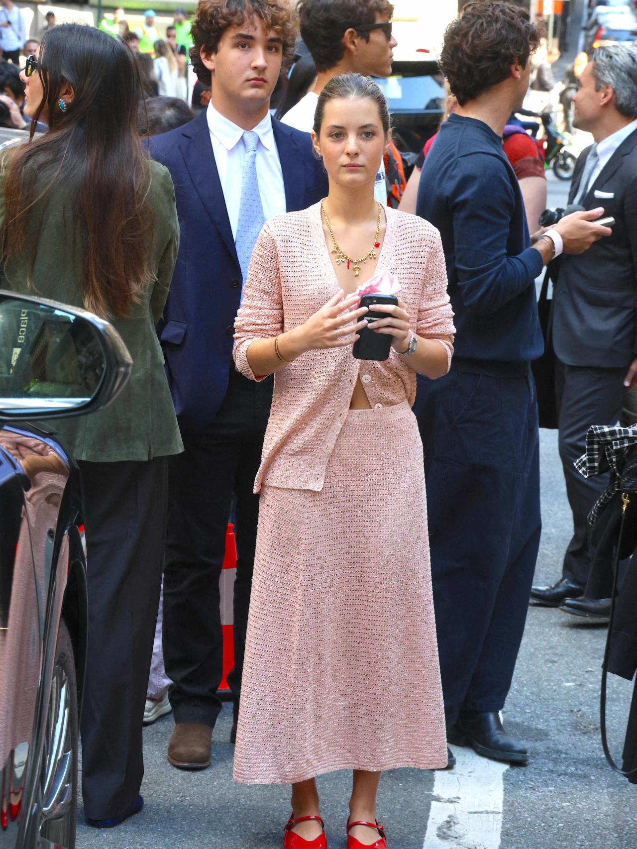 Olimpia Báez, durante la Semana de la Moda de Nueva York, en septiembre de 2024.