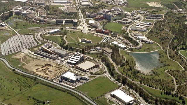 Vista aérea del Parque Tecnológico de Andalucía en Málaga.