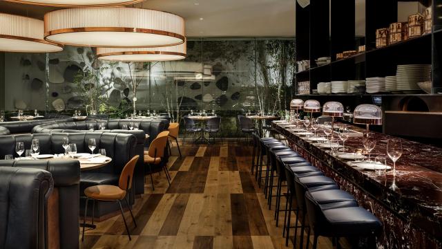 El comedor del restaurante.