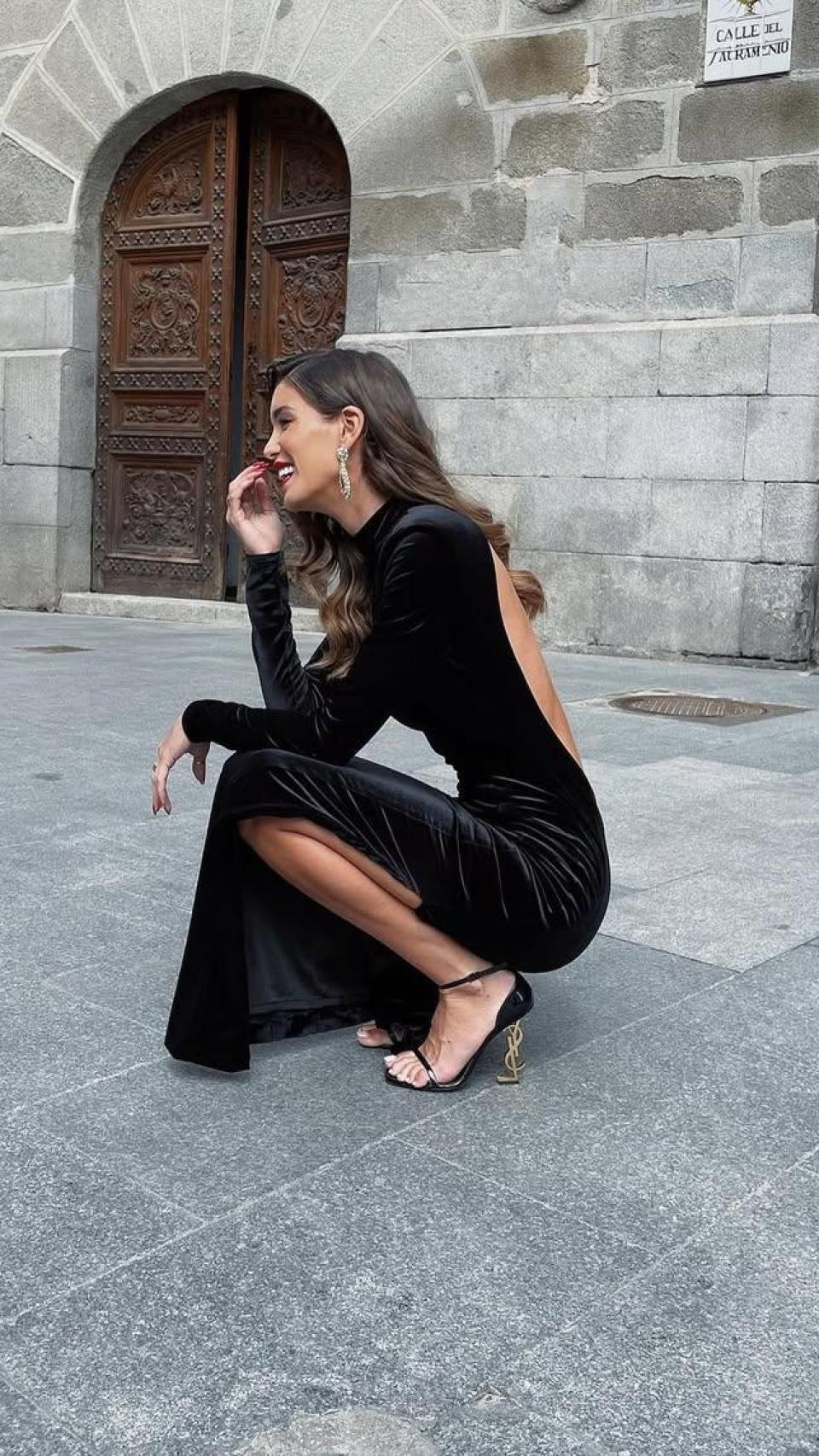 Marta López Álamo en las calles del Madrid de los Austrias.