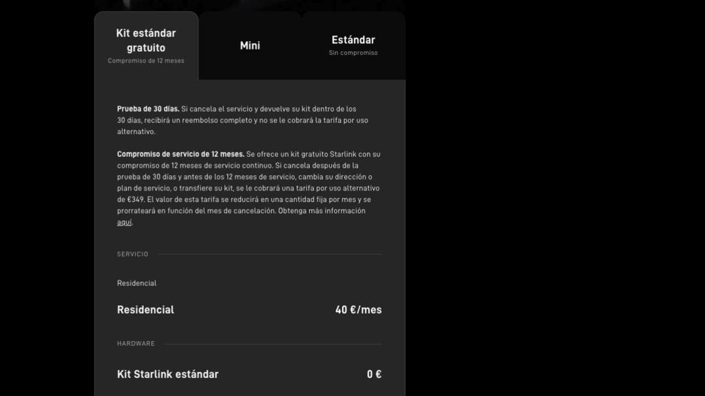 Captura de pantalla del servicio.