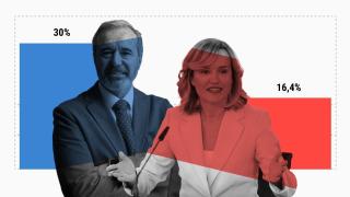 Jorge Azcón y Pilar Alegría.