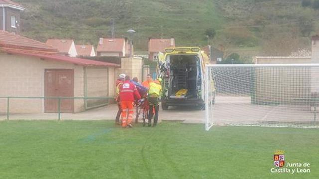 Rescate del hombre de 65 años herido en la cascada de San Miguel