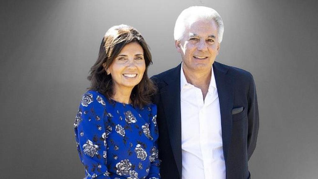 Nada Chedid y Álvaro Vargas Llosa, en una imagen de archivo.