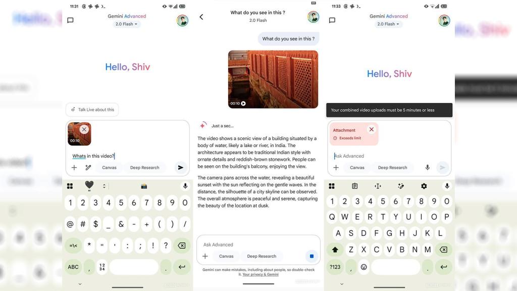 Subiendo un vídeo a Gemini