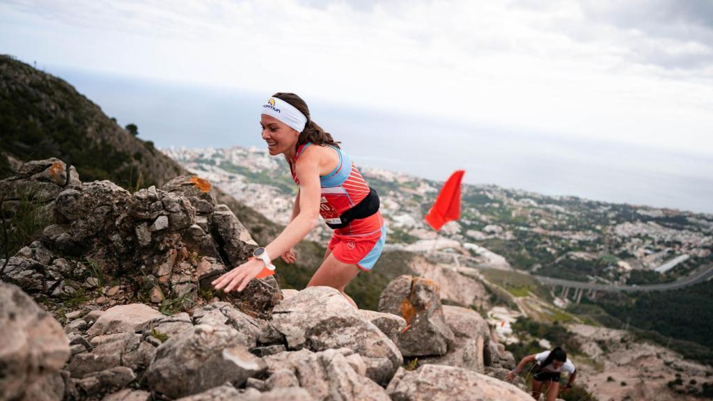 Patricia Pineda durante el Calamorro Skyrace 2025