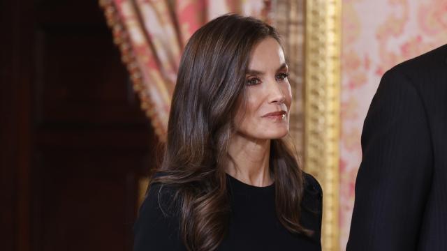 La Reina, en el Palacio Real.