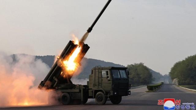 El lanzacohetes norcoreano M1991