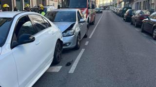 Accidente de tráfico en Boiro.