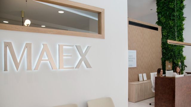 Interior clínica Maex Pousa.