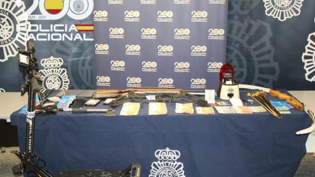 Imagen del contenido incautado en la operación ALDO.