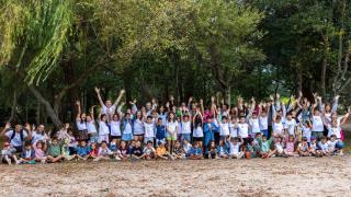 Foto de familia del programa Mañás en Culleredo del año pasado.