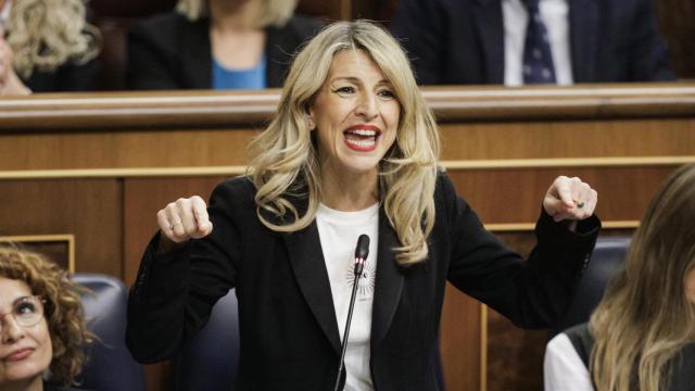 Yolanda Díaz, en una imagen de archivo en el Congreso de los Diputados.