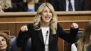 Yolanda Díaz, en una imagen de archivo en el Congreso de los Diputados.