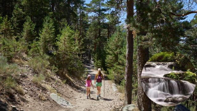 Ruta hacia una cascada.