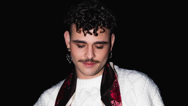 Mondra, cantante que pondrá música a la película Miss Ledya, obra de 1916 en la que actúa Castelao