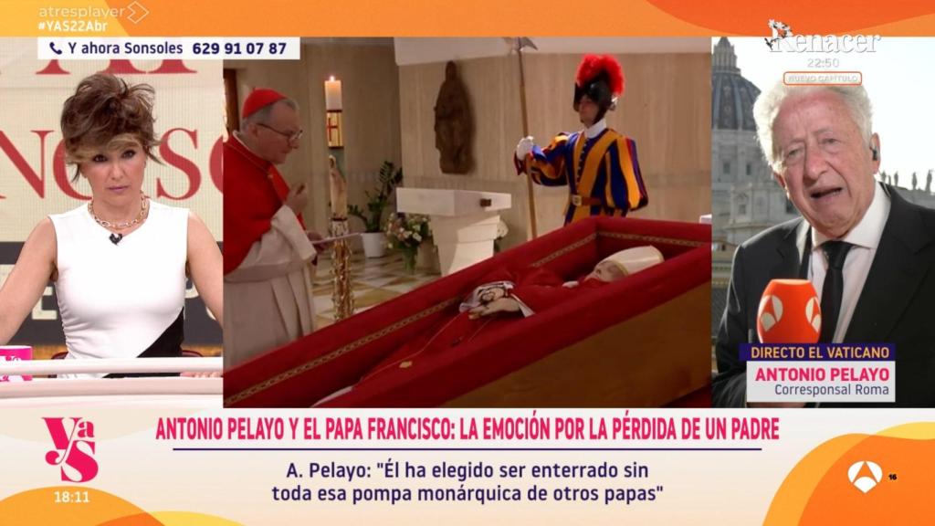 Sonsoles Ónega y Antonio Pelayo en 'Y ahora, Sonsoles'.