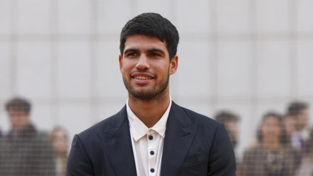 El tenista Carlos Alcaraz en el preestreno de su documental con Netflix.