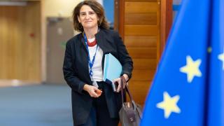 La vicepresidenta de la Comisión y responsable de Competencia, Teresa Ribera