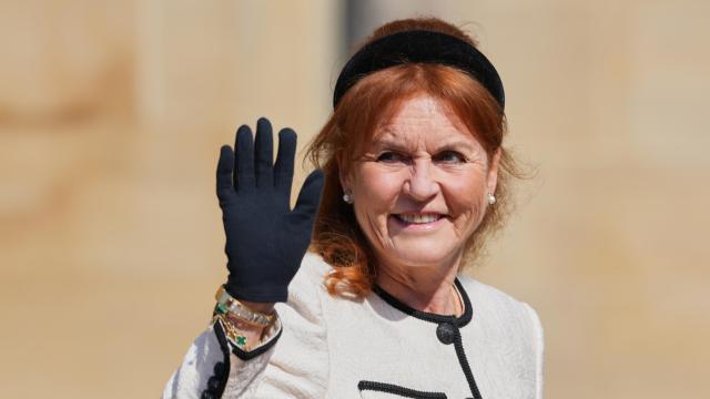 Sarah Ferguson, en la misa de Pascua celebrada en Windsor, el pasado 20 de abril.