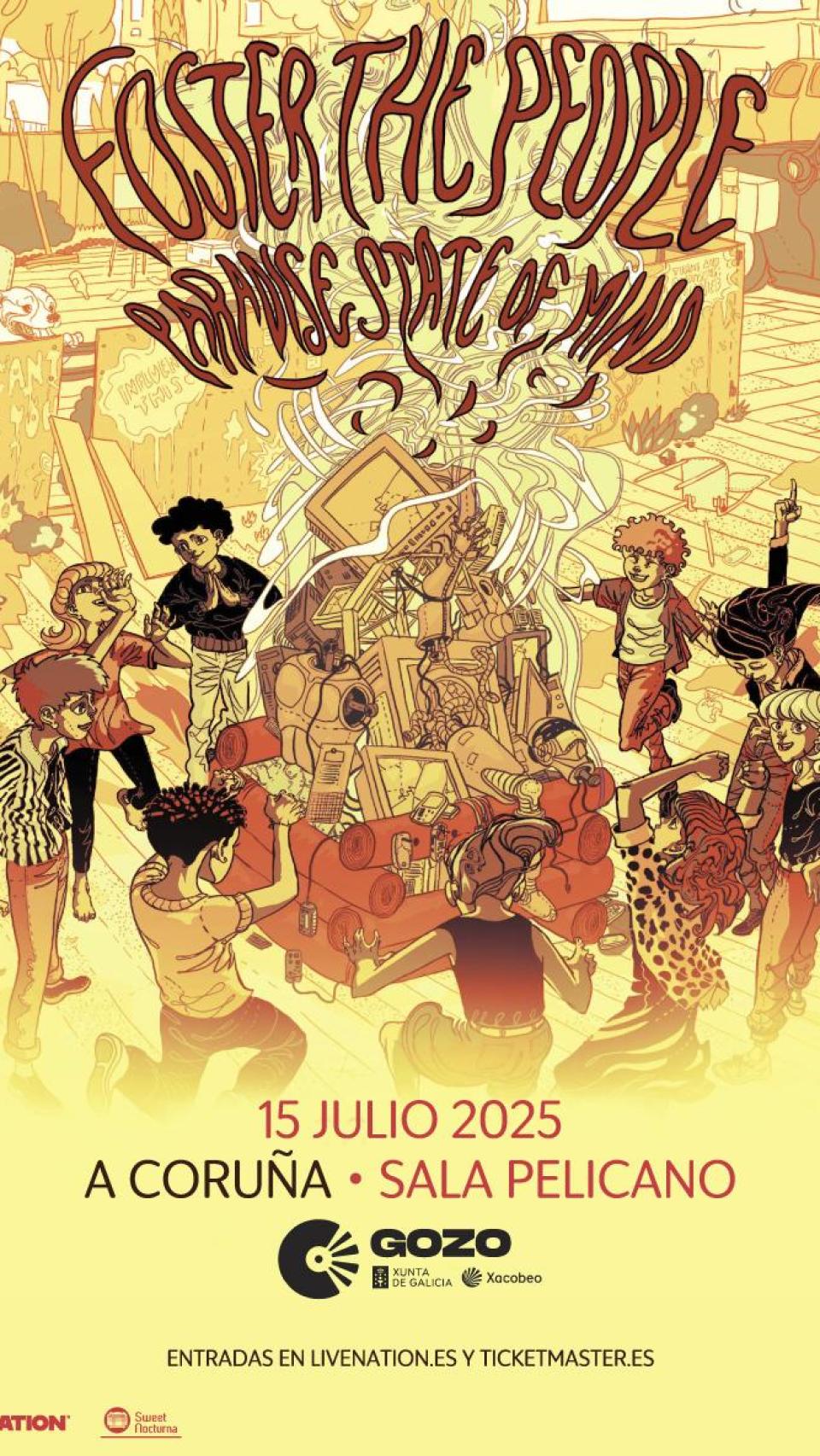 Cartel de Foster The People.