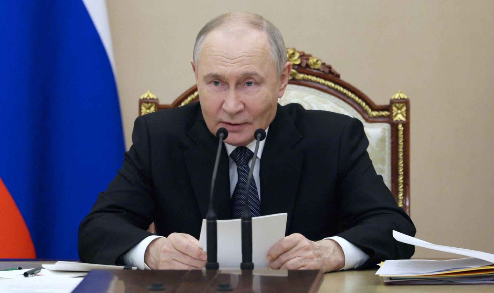 Putin, este miércoles durante una reunión de una comisión militar-industrial.