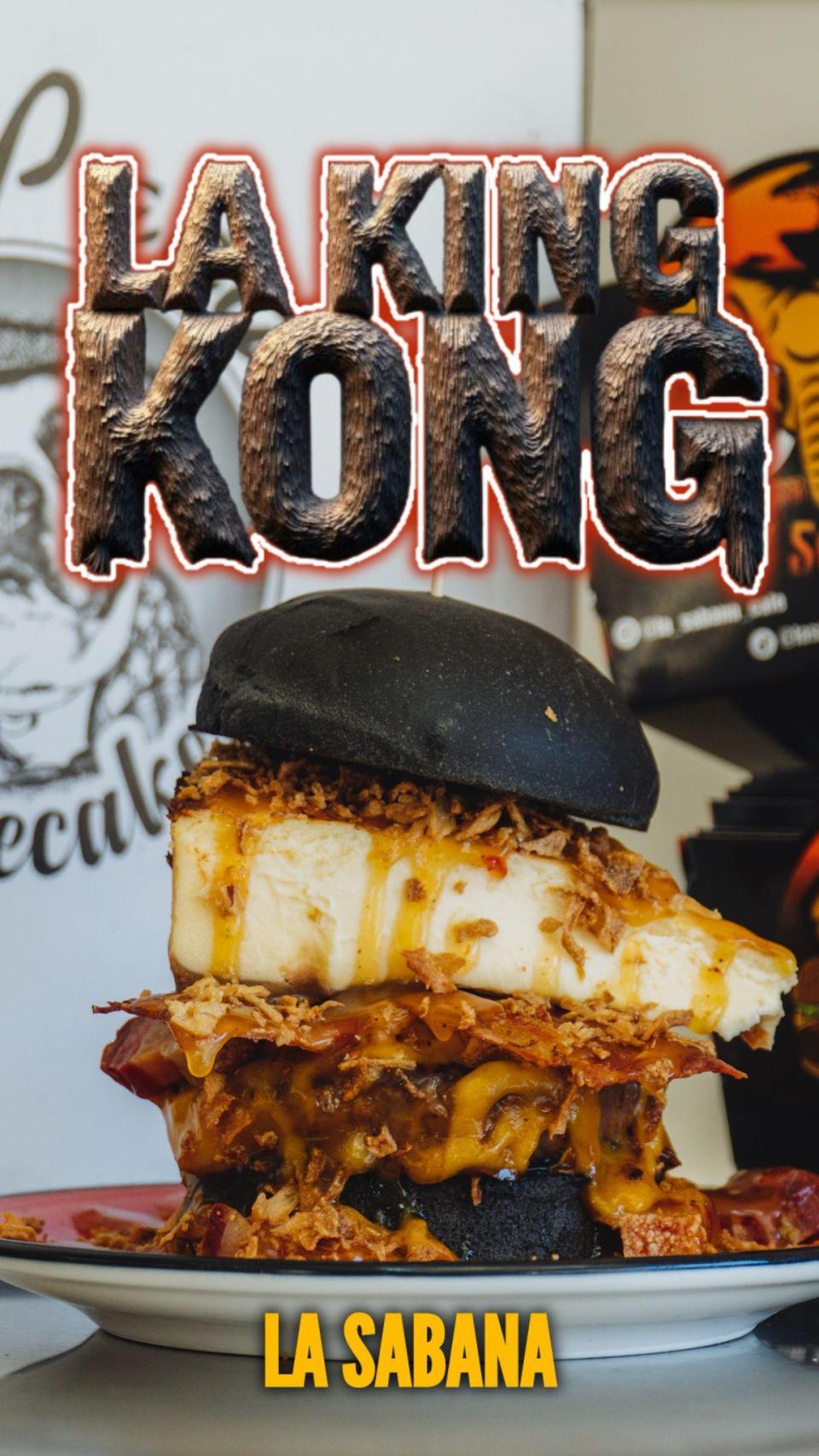 La hamburguesa King Kong de La Sabana.