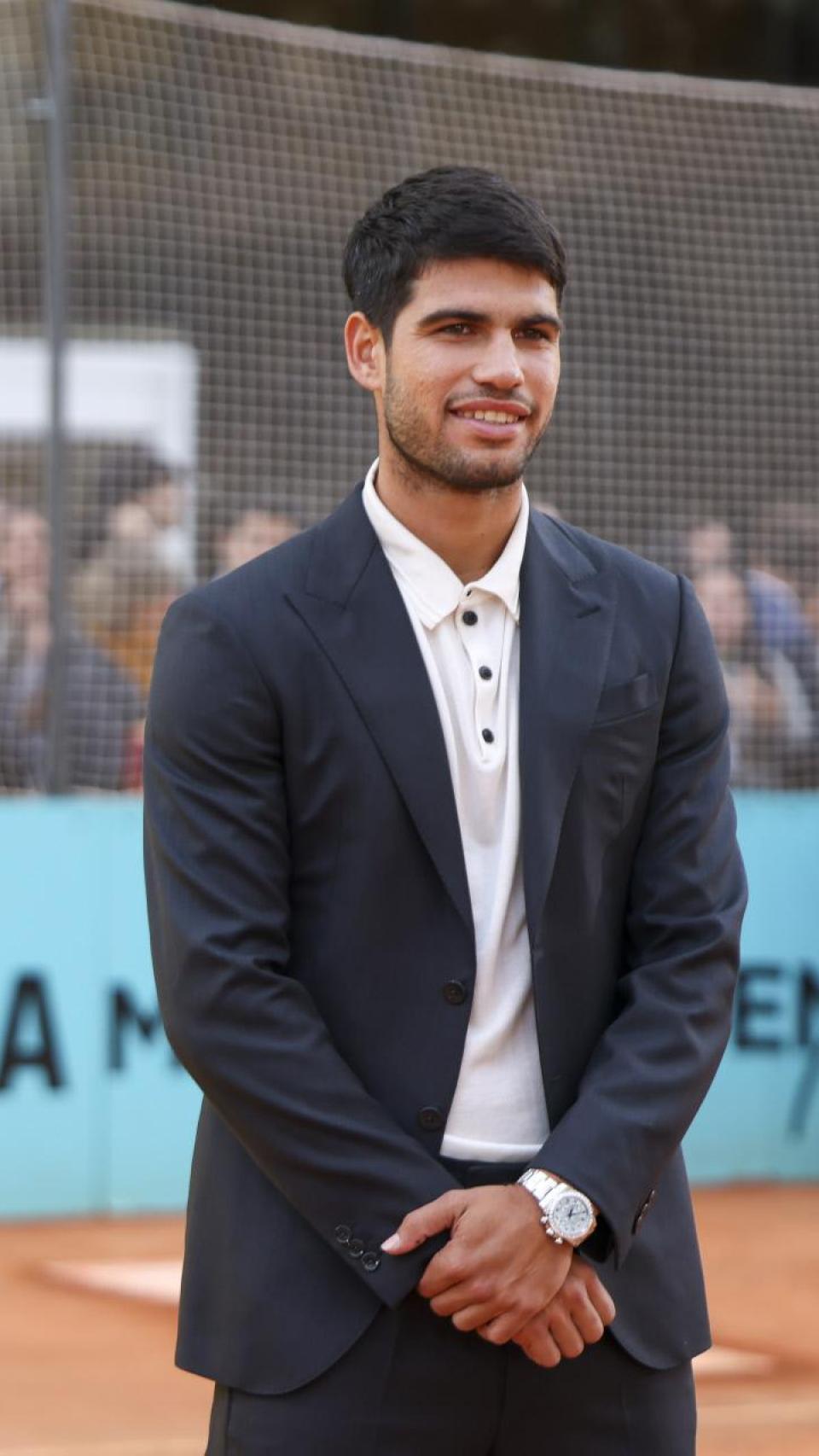 Carlos Alcaraz en el estreno de su documental en Netflix.