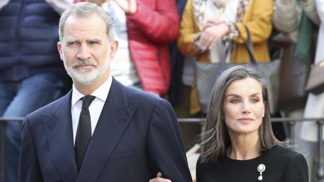 Los reyes Felipe VI y Letizia, en Roma el pasado mes de abril.