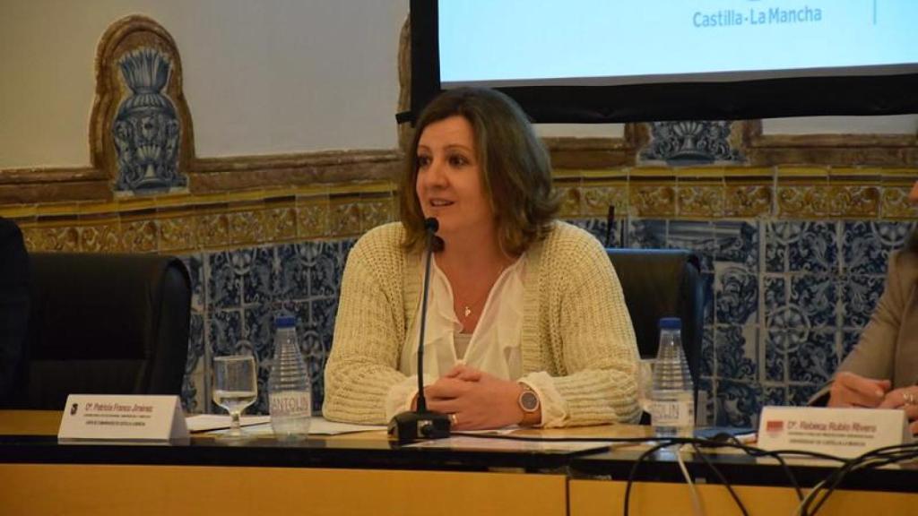 Patricia Franco este miércoles en Toledo.